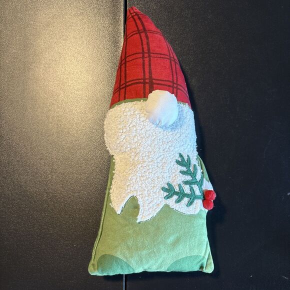 Set Of Three Small Gnome Shaped Holiday Pillows - Picture 8 of 9
